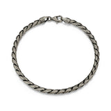 Italian Chain Sterling Silver Bracelet - UB0036