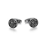 Black Chisel Sterling Silver Cufflinks - UC0039
