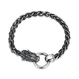 Dark Reign Oxidized Finish Sterling Silver Bracelet - UB0043