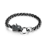 Dark Reign Oxidized Finish Sterling Silver Bracelet - UB0043