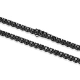 Basic Black Spinel Tennis Necklace - UN0050