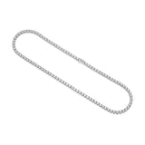 Basic White Sapphire Tennis Necklace - UN0051